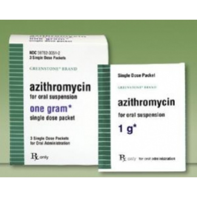 Azithromycin 1Gm Sdp Pkt 3 Bx