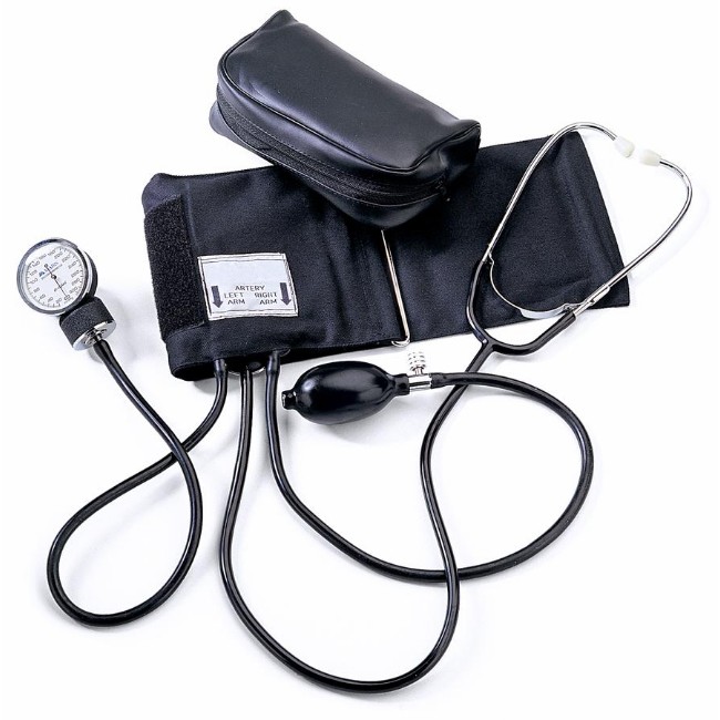 Aneroid  Hand Held  Attached Stethoscope