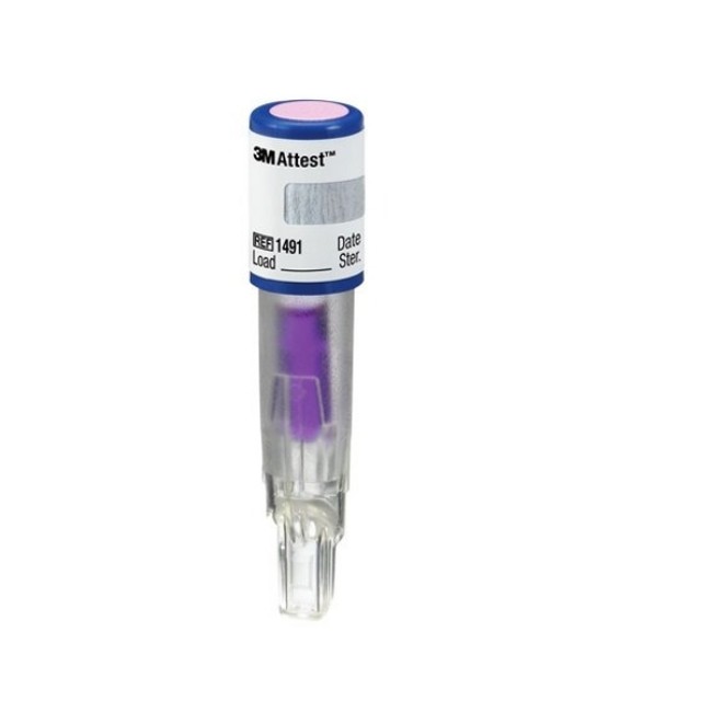 Sterilization Supplies  3M Attest Super Rapid Steam Biological Indicator   Blue Cap   24 Minutes