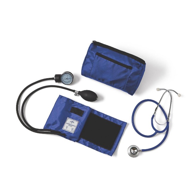 Kit   Stethoscope Dual And Bp Cuff Blue
