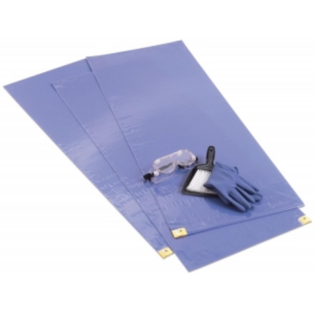 Floor Mat Adhesive 18X46 Blue
