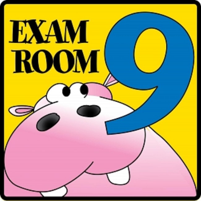 Sign  Pediatric Animals  Exam Room 9