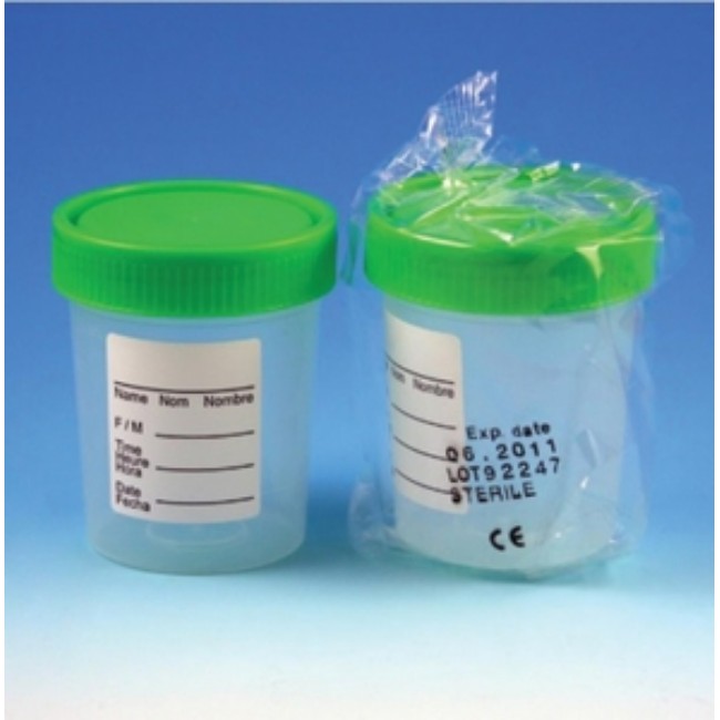 Speci Contnr 4Oz  Green Screw  Id Label  St