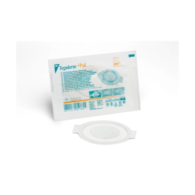 Dressings  Tegaderm Plus Pad Film Dressing With Nonadherent Pad   3 1 2  X 4 1 8 