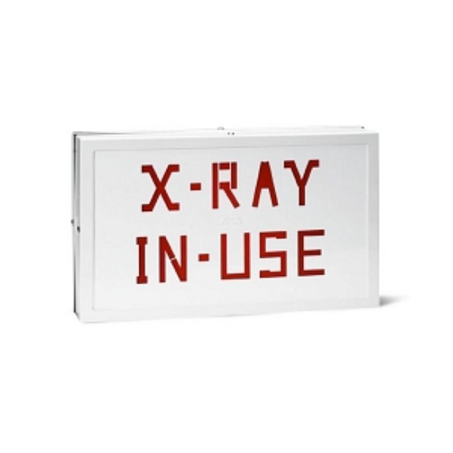 Sign  Illuminated  X Ray In Use