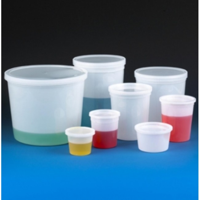 Container  Hdpe  172Oz   Lid   Natural