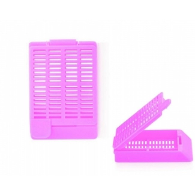 Cassette  Embed  Hinged  Hot Pink  500 Bx