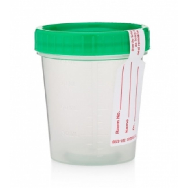 Cup   Urine   Graduated   Screw Top   Sterile   4Oz   100 Cs