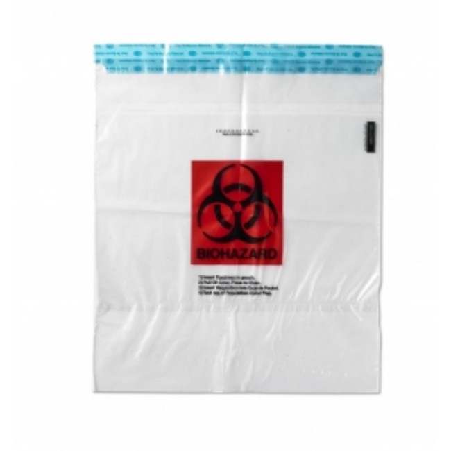 Bag  Biohazard  Transport  W Pocket  15X17