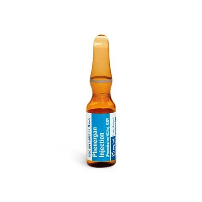 Injections  Phenergan 25 Mg Ampoule   25 X 1 Ml