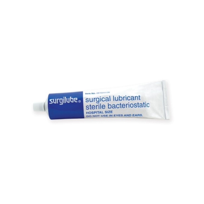 Lubricants  Surgilube Surgical Lubricant   Sterile   4 25 Oz  Screw Cap Metal Tube