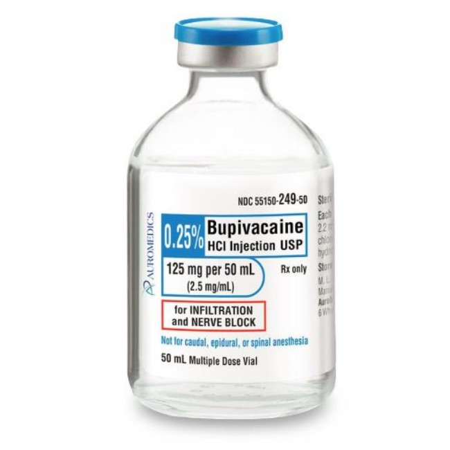 Injections  Bupivacaine Hcl Injection   Multidose Vial   0 25   50 Ml