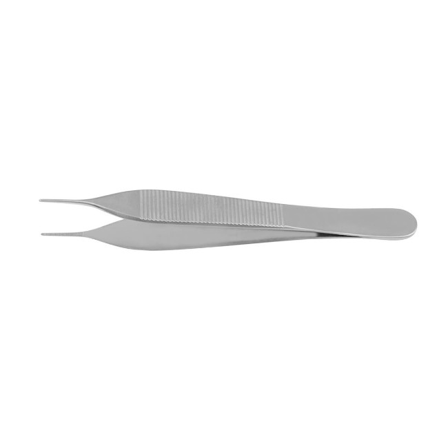 Forcep   Adson Micro Dressing Tweezer Serrated 4 3 4