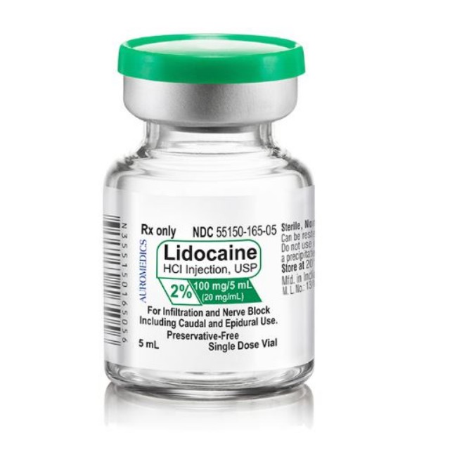 Lidocaine 2  50Ml Mdv 25Bx