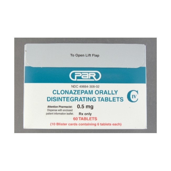 Clonazepam 0 5Mg Dis Tab 60 Ea