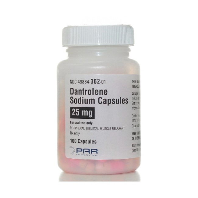 Dantrolene Sod 25Mg Cp 100 Bt