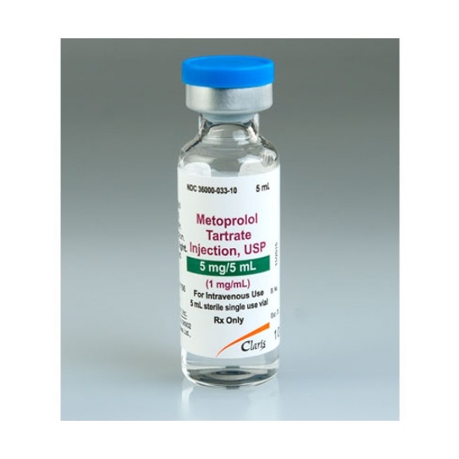 Metoprolol Trt 5Mg 5Ml Vl 10Bx