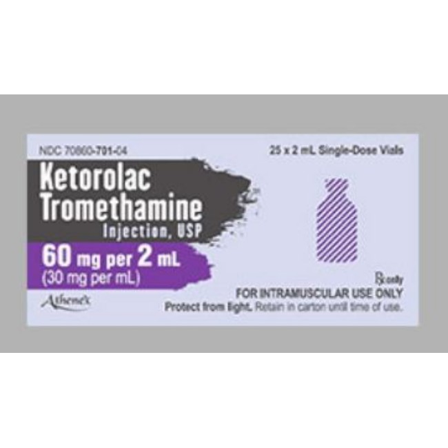 Ketorolac Trome 60Mg 2Ml 25 Bx