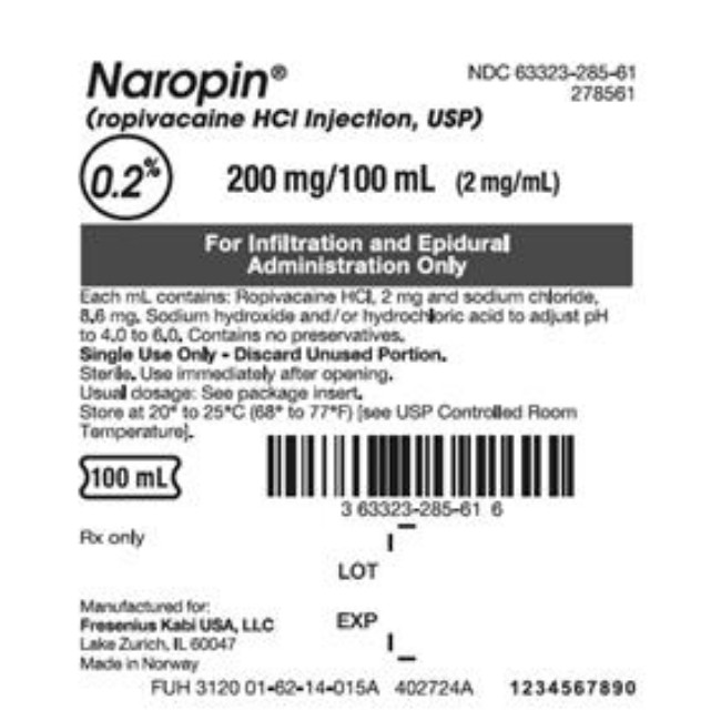 Naropin  2  20Mg 10Ml Ampul 5B