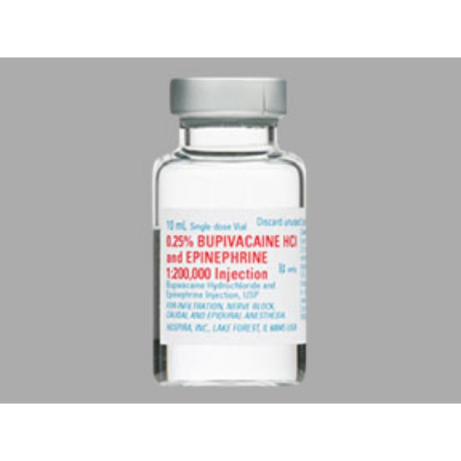 Bupivacaine Epi  25  10Ml Sdv