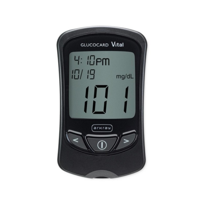 Blood Glucose Meter Kit   Glucocard Vital   Black