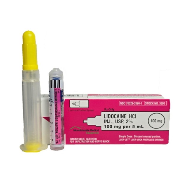 Injections  Lidocaine Hydrochloride Injection   Preservative Free Prefilled Syringe   20 Mg Ml   10 X 5 Ml