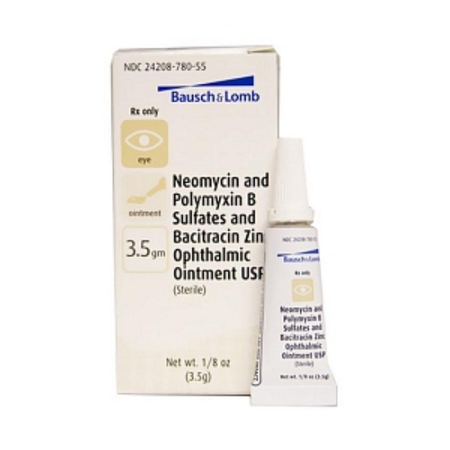 Neomycin Polyb Bacitracin Oph Oint 3 5Gm