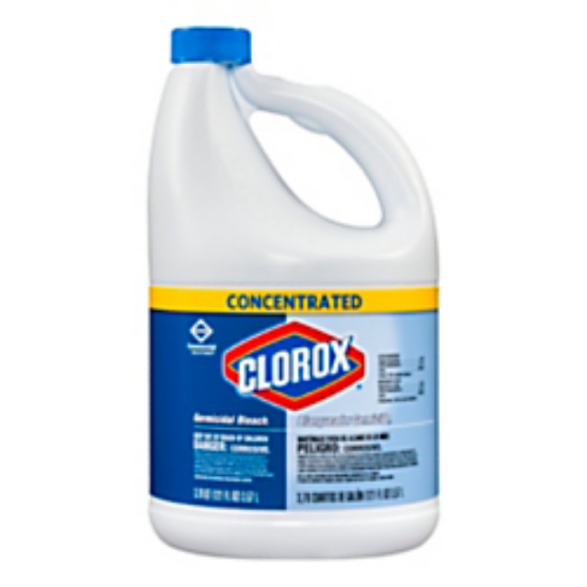 Disinfectants  Clorox Germicidal Bleach   Concentrated   Regular   121 Oz  Bottle