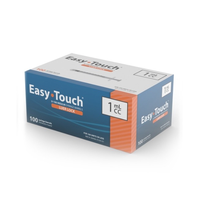 EasyTouch  1 mL Luer Lock Tip Without Safety