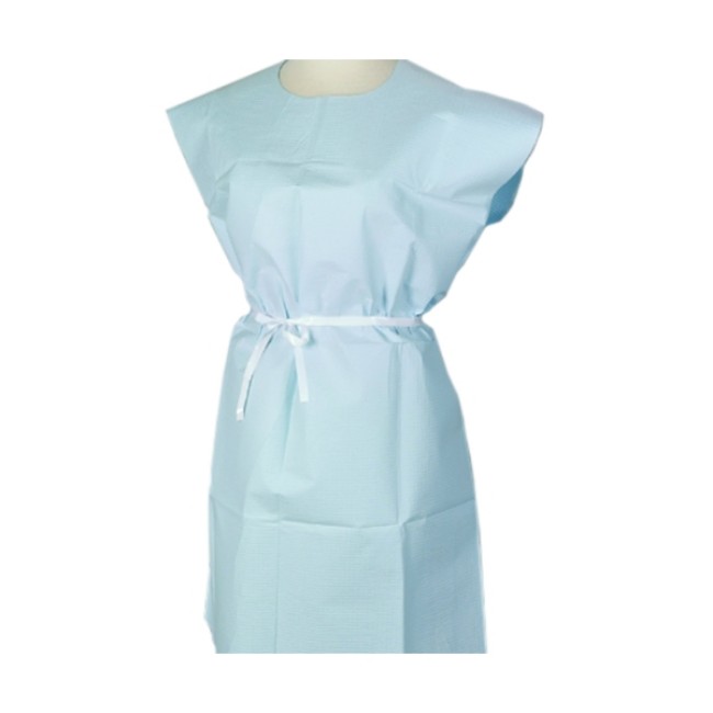 Gowns  Exam Gown  Tissue  Blue  30  x 42 
