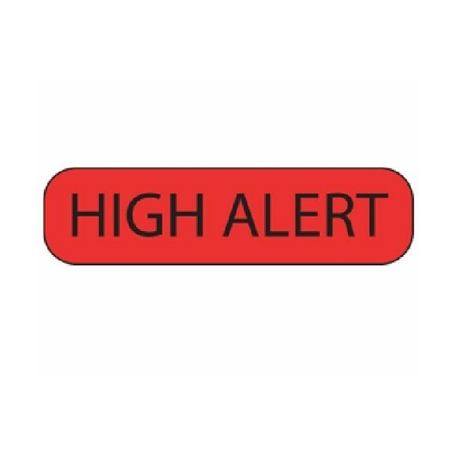 Labels  High Alert   Red 1 7 16  X 3 8 