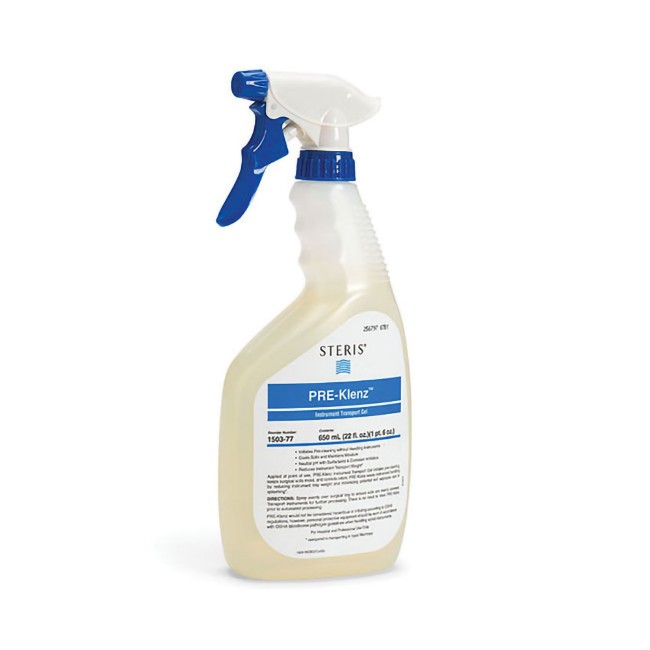Instrument Cleaners  Pre Klenz Instrument Transport Gel  Spray Bottle  22 oz 