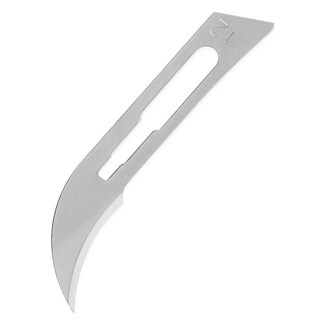 Blade   Surgical Carbon Steel Sterile  12