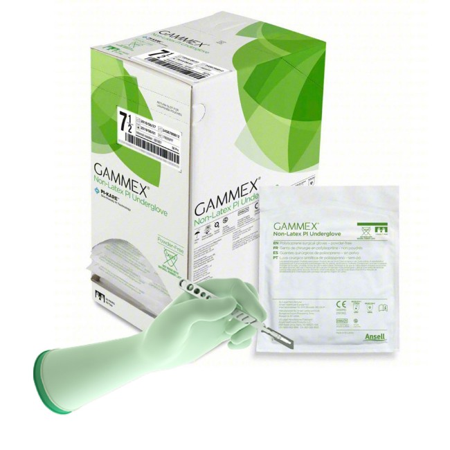 Gloves  Gammex Polyisoprene Powder Free Undergloves   Size 6 5