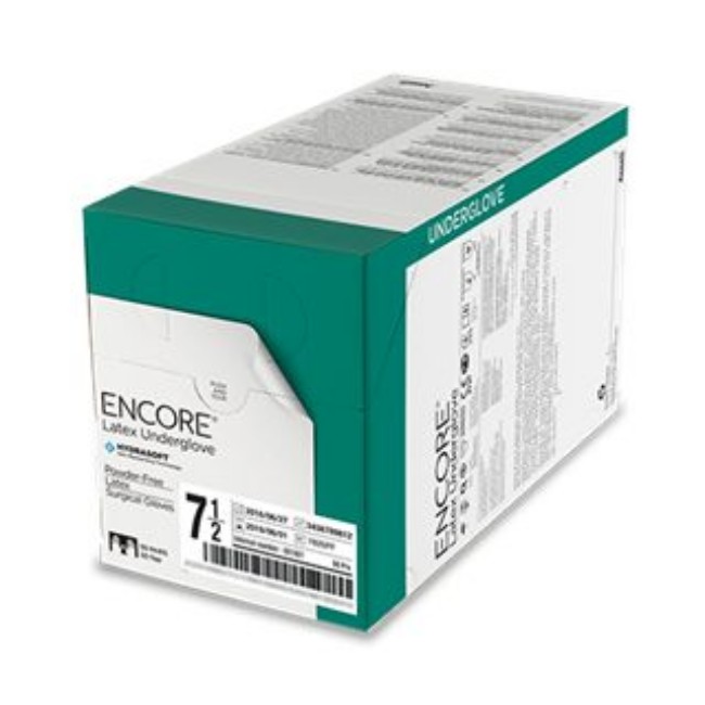Gloves  Encore Latex Acclaim Sterile Powder Free Surgical Gloves   Size 7 5