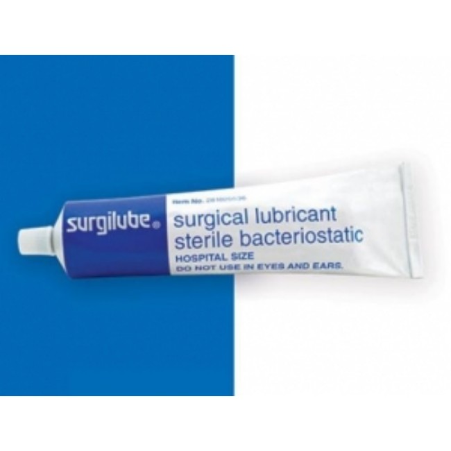 Lubricants  Surgilube Surgical Lubricant   Sterile   4 25 Oz  Screw Cap Metal Tube