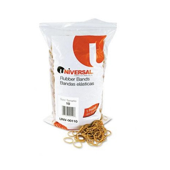 Rubber Bands  Size 10  1 1 4 L X 1 16 W  Beige Rubber Bands   1 Lb  Bag