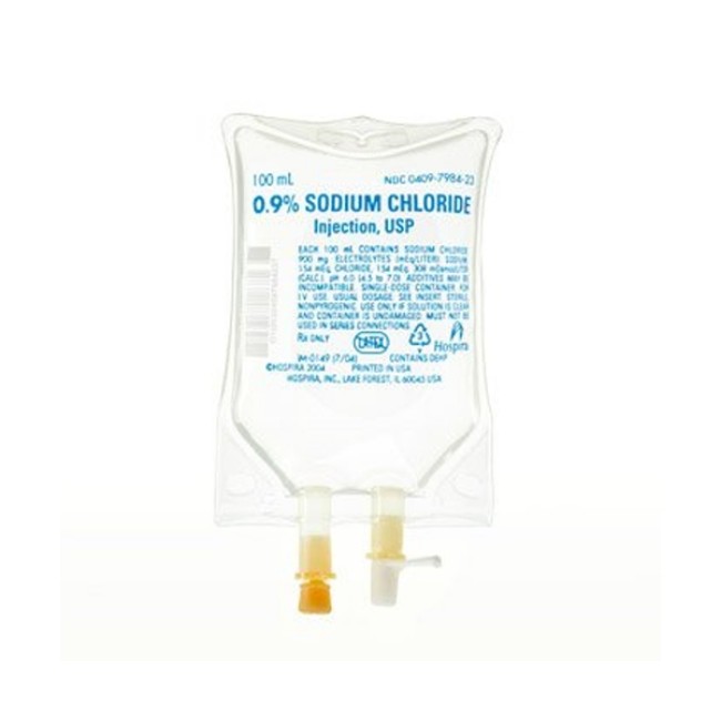 Injections  Sodium Chloride Injection Solution   Usp   0 9   100 Ml Bag