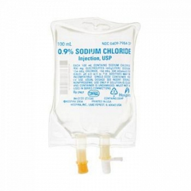 Injections  Sodium Chloride Injection Solution   Usp   0 9   100 Ml Bag