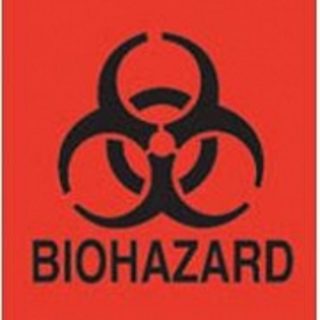 Sticker   Biohazard Red 6X5 5