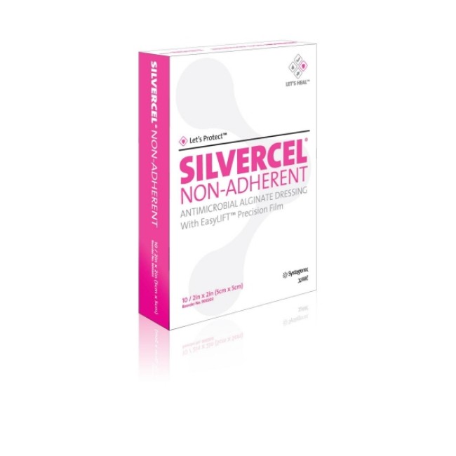 Dressings  Silvercel Nonadherent Antimicrobial Alginate Dressing   2  X 2 