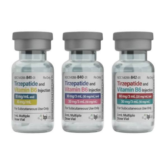 Tirzepatide 40mg  10mg mL   B6 10mg mL   4mL Vial 