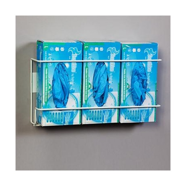 Glove Dispensers  Triple Wire Glove Box Holder   Holds 3 Boxes