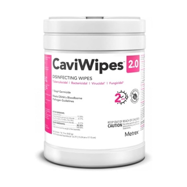 Wipes  Cavi 2 0 Surface Disinfecting Wipes   6  X 6 75   Canister   160 Count