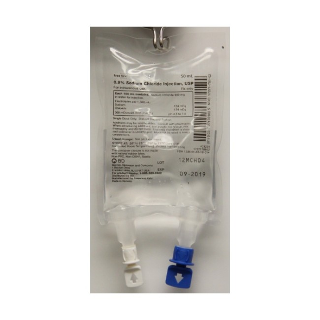 0 9  Sodium Chloride Injection  USP  50 mL