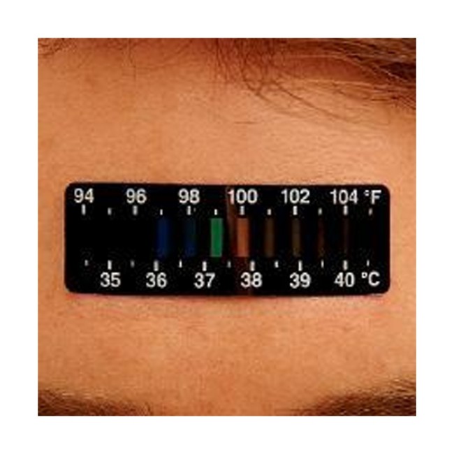 Thermometers   Medical  Sensostrip Indicator In Dispenser Box   Size L