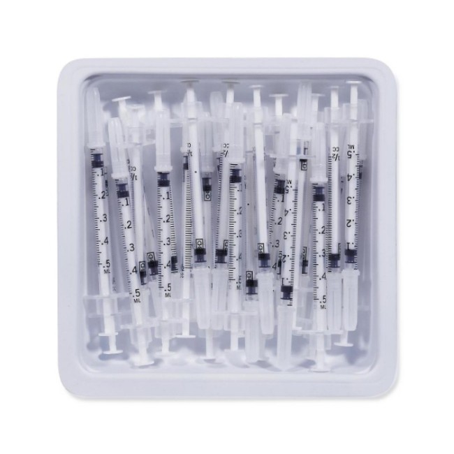 Allergist Trays  Allergist Tray With Precision Needle   27 G X 3 8   1 2 Ml