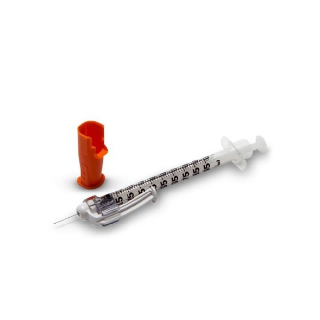 Syringes  1 Ml Tuberculin Syringe With Permanently Attached Regular Bevel Needle   27G X 1 2 