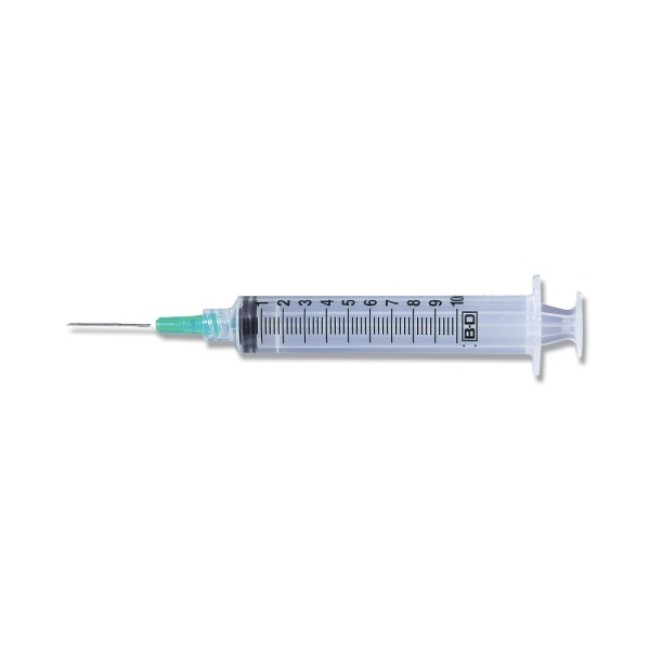 Syringes  Luer Lok Syringes With Detachable Needle   Blunt Fill   10 Ml   21G X 1 5 