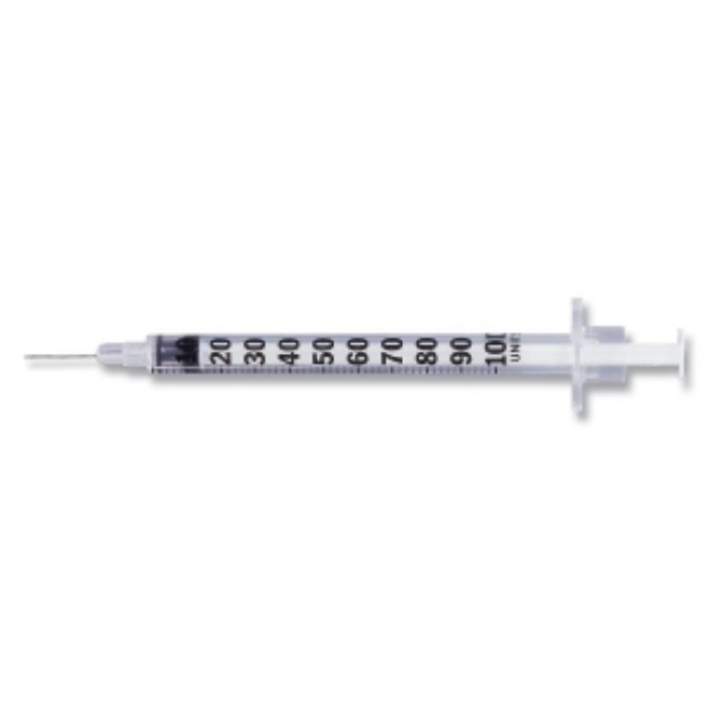 Syringes  1 Ml Insulin Syringe With 28G X 1 2  Needle